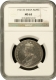 Rare NGC MS 63 Graded Silver One Rupee Coin of King George V of Bombay Mint of 1921.