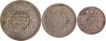 Different Denomination of Silver Set of King George VI of Bombay Mint of 1945.