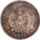 Silver Twenty Cents Coin of Republica Argentina of 1883.