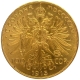 Extremely Rare Gold One Hundred Corona Coin of  Franz Joseph I of 1915 of Austria.