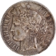 Silver Two Francs Coin of Third Republic of France of 1871.