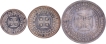 Carlos  I Silver Coins of  Portugal of  Different Denominations.