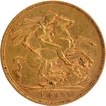 United Kingdom Gold Sovereign Coin of Victoria Queen of 1894.