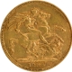 United Kingdom Gold Sovereign Coin of Victoria Queen of 1896.