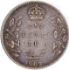 Rare Error Silver One Rupee Coin of King Edward VII of Calcutta Mint of 1907.