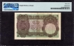 PMG Graded 35 Choice Very Fine Five Rupees Banknote of King George V Signed by J W Kelly of 1934.