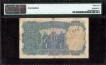 PMG Graded 35 Choice Very Fine Ten Rupees Banknote of King George V Signed by J B Taylor of 1935.