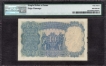 PMG Graded 53 About Uncirculated Ten Rupees Banknote of King George V Signed by J W Kelly of 1935.