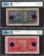 Cancelled Vinte (Twenty) Rupias & Cinquent (Fifty) Rupia Banknotes  of Banco Nacional Ultramarino of Portuguese India (Goa) of 1945.