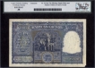 Legacy Graded 35 Very Fine  One Hundred Rupees Banknote Signed by B Rama Rau of Republic India of 1953 of Kanpur Circle.