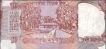 Sheet Cutting Error Ten  Rupees Banknote Signed by C  Rangarajan  of Republic India.