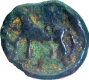 Rare Copper Coin of Hagamasha King of Kshatrapas of  Mathura With Goddess Lakshmi.