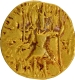 Very Rare Vasishka Gold Dinar Oesho type Coin of Kushan Dynasty.