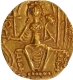 Sharply struck Very Rare Gold Dinar of Kushana Dynasty of King Shaka I.