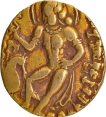 Exceedingly Rare Kartikeya type Gold Dinar of Kumaragupta I alias Mahendraditya of Guptas Dynasty.