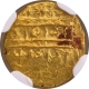 NGC Graded Very Rare Gold Half Varaha Coin of Venkatapathiraya III of Vijayanagara Empire.