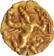 Uncirculated Gold Fanam Coin of Samarakolakalan of Banas of Madurai.