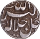 Very Scarce Mughal Empire Akbar Silver Half Rupee Coin of Lahore Mint of Azar Month.