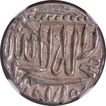 Mulher Mint Silver Half Rupee Coin of Akbar Mahmudi with Hirji Year 1020.