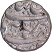 Jahangir Burhanpur Mint Silver Rupee Coin of Mughal Empire.