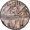 Scarce Jahangir Delhi Mint Silver Rupee Coin of Di Month.