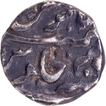 Extremely Rare Aurangzeb Alamgir Silver One Sixteenth Rupee Coin of Golkonda Mint.