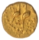 Cuddapah region Gold Half Fanam 42 RY Coin of Aurangzeb Alamgir.