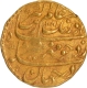 Aurangzeb Alamgir Shahjahanabad Dar ul Khilafa Mint Gold Mohur Coin of AH 1081 and 13 RY