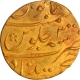 UNC Shah Alam Bahadur  Khujista Bunyad Mint, Gold Mohur Coin, AH 1120/3 RY.