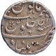 Very Rare Jahandar Shah Silver Rupee Coin of Khujista Bunyad Mint with Hijri year 1124 and Ahad RY.