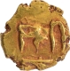 Maratha of Tanjavur, Sarabhaji I Gold Fanam Coin of Maratha Confederacy.