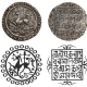 Tripura Kingdom, Rajadhara Manikya Silver Tanka Coin with Saka Era 1508.