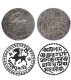 Extremely Rare Tripura, Durga Manikya Silver Tanka Coin Saka Era 1731 Citing Queen Sumitra.