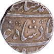 Very Rare Nawabs of Broach Silver Rupee coin of Baruch mint.