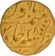 Jaipur State, Sawai Jaipur Mint, Gold Mohur Coin with AH 1200 and 28 Regnal year in UNC Condition.