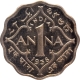                      Brilliant Uncirculated Cupro Nickel One Anna Coin of King George VI of Calcutta Mint of 1938.