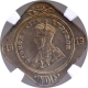 Very Rare 1919 NGC MS 64 Graded King George  V Cupro-Nickel Two Annas Coin of Calcutta Mint.