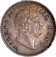 Rare F Raised Silver Quarter Rupee Coin of King William IIII of Calcutta Mint of 1835.