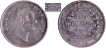 Exceedingly Rare Unlisted Two Leaves  Variety Coin of 1835 Silver Half Rupee of King William IIII of Calcutta Mint.