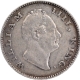 Rare Unlisted Die doubling Silver Half Rupee Coin of King William IIII of Calcutta MInt of 1835.