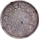 1862 Victoria Queen Silver Half Rupee Coin of Bombay MInt with Strong Features.