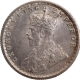 Scarce  Uncirculated Silver Half Rupee Coin of King George V of Calcutta Mint of 1916.