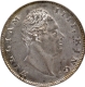 Silver 1835 One Rupee Coin of King William IIII of Calcutta Mint.