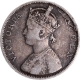 Very  Rare Victoria Queen of Silver One Rupee Coin of Bombay Mint of 1862.