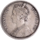 Extremely Rare Calcutta Mint of 1885 Silver One Rupee Coin of Victoria Empress.