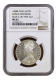 NGC MS 62 Graded Silver One Rupee Coin of Victoria Empress of Bombay Mint of 1888.