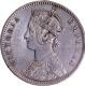 Rare 1897 Silver One Rupee Coin of Victoria Empress of Calcutta Mint.