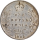 1906 (6 over 5) Very Rare Silver One Rupee Coin of King Edward VII of Bombay Mint.