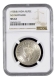 Rare NGC MS 62 Graded 1938 Silver One Rupee Coin of Bombay Mint of King George VI.