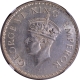 Rarest Year 1939 Silver One Rupee Coin of King George VI of Bombay Mint.